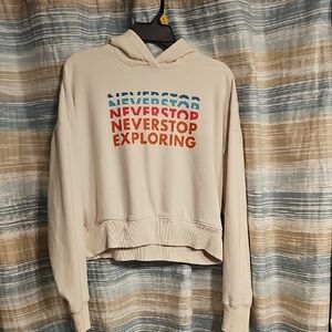 The North Face Women's Logo Play Hoodie with Red and Blue Accents